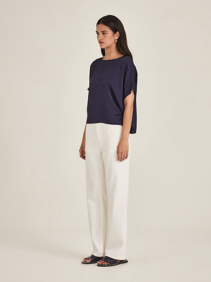Juko Straight Jean (Chalk)