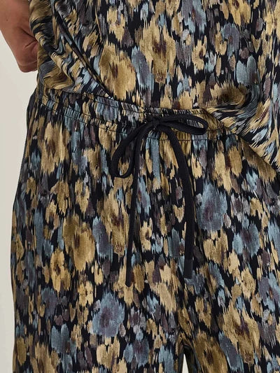 Ellie Print Pant (Chambray Floral)