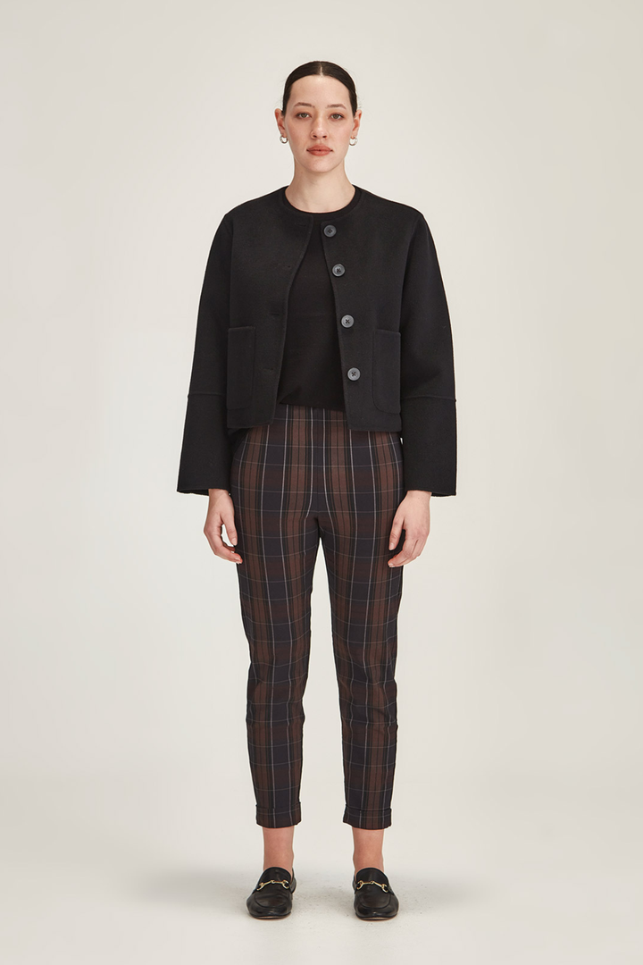 Plaid Hepburn (Chocolate Plaid)