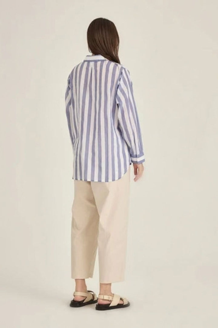 Positano Stripe Shirt (Blue/White)