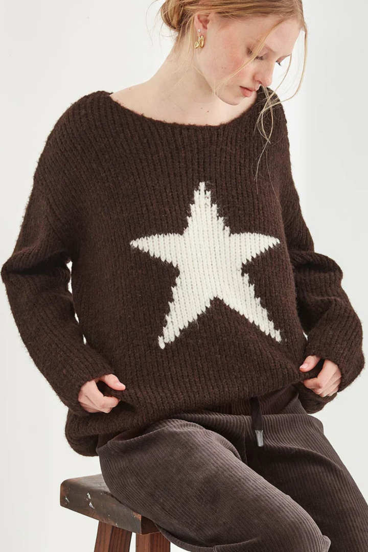 Alice Star Weekender (Choc/White)