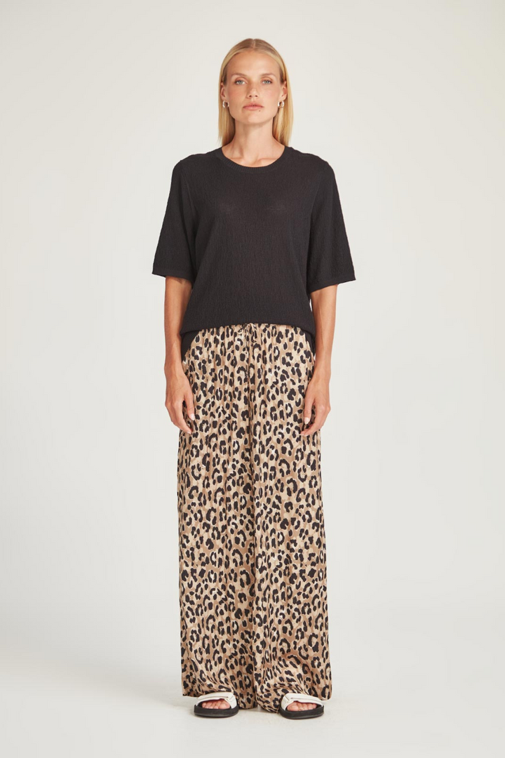 Zahara Print Pant (Leopard Print)