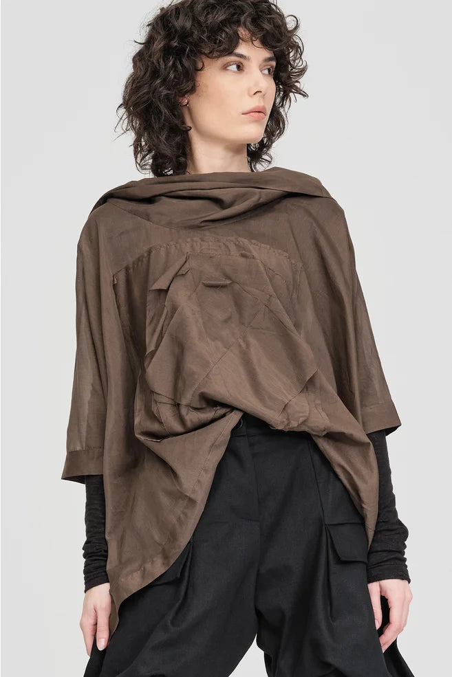 Squared Assembly Top (Coffee Bean)