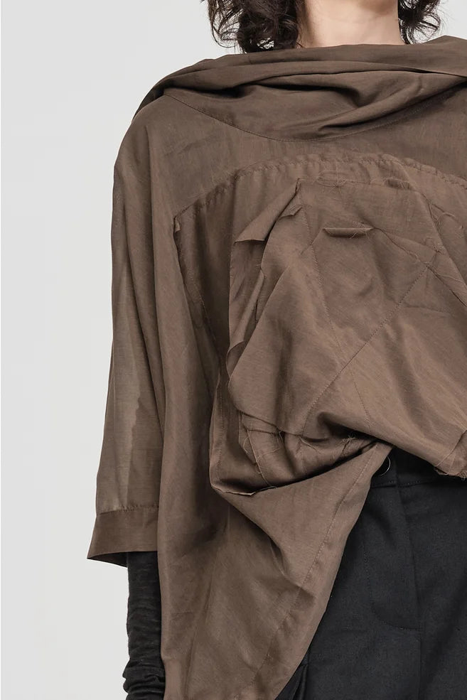 Squared Assembly Top (Coffee Bean)