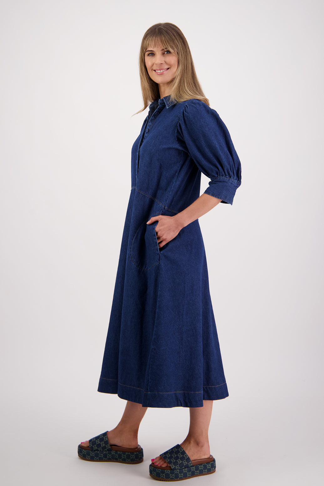 Steffie Dress (Denim)