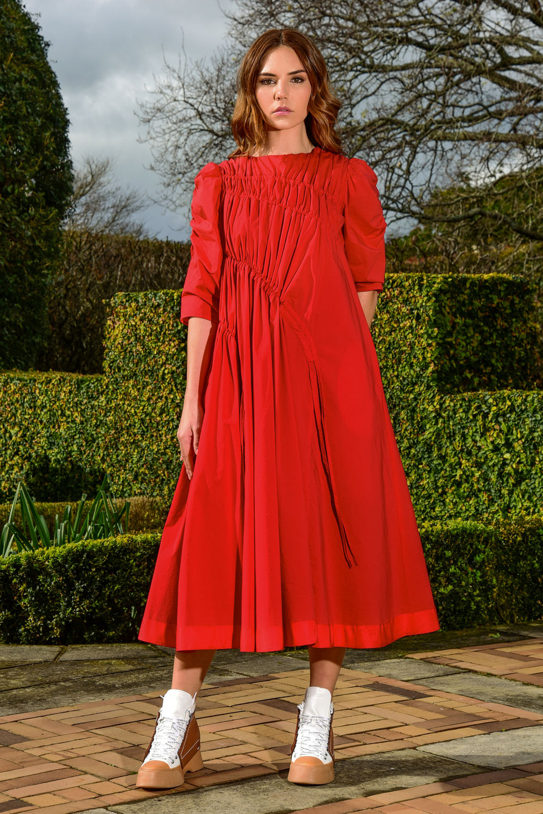 STRING ME ALONG Dress (RED)