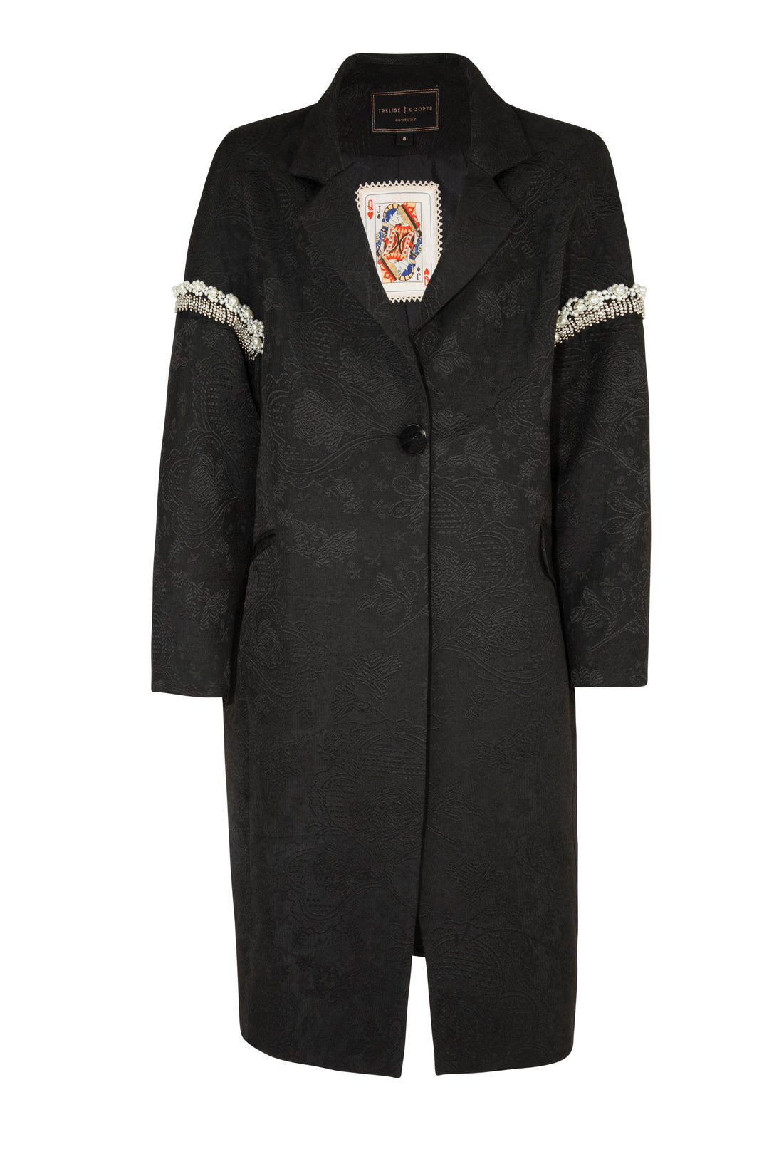 GOSSIP PEARL Coat (Black)