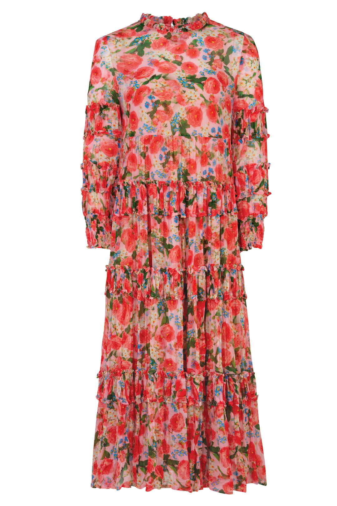 NEITHER HERE NOR TIER Dress (PINK FLORAL)
