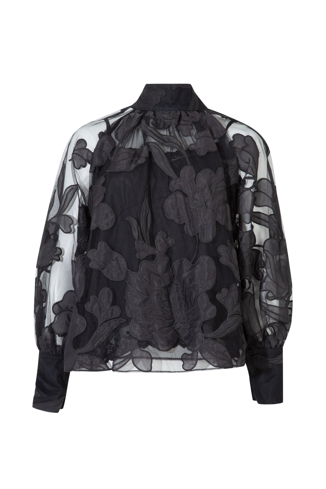 ON A SHEER DAY Blouse (Black)