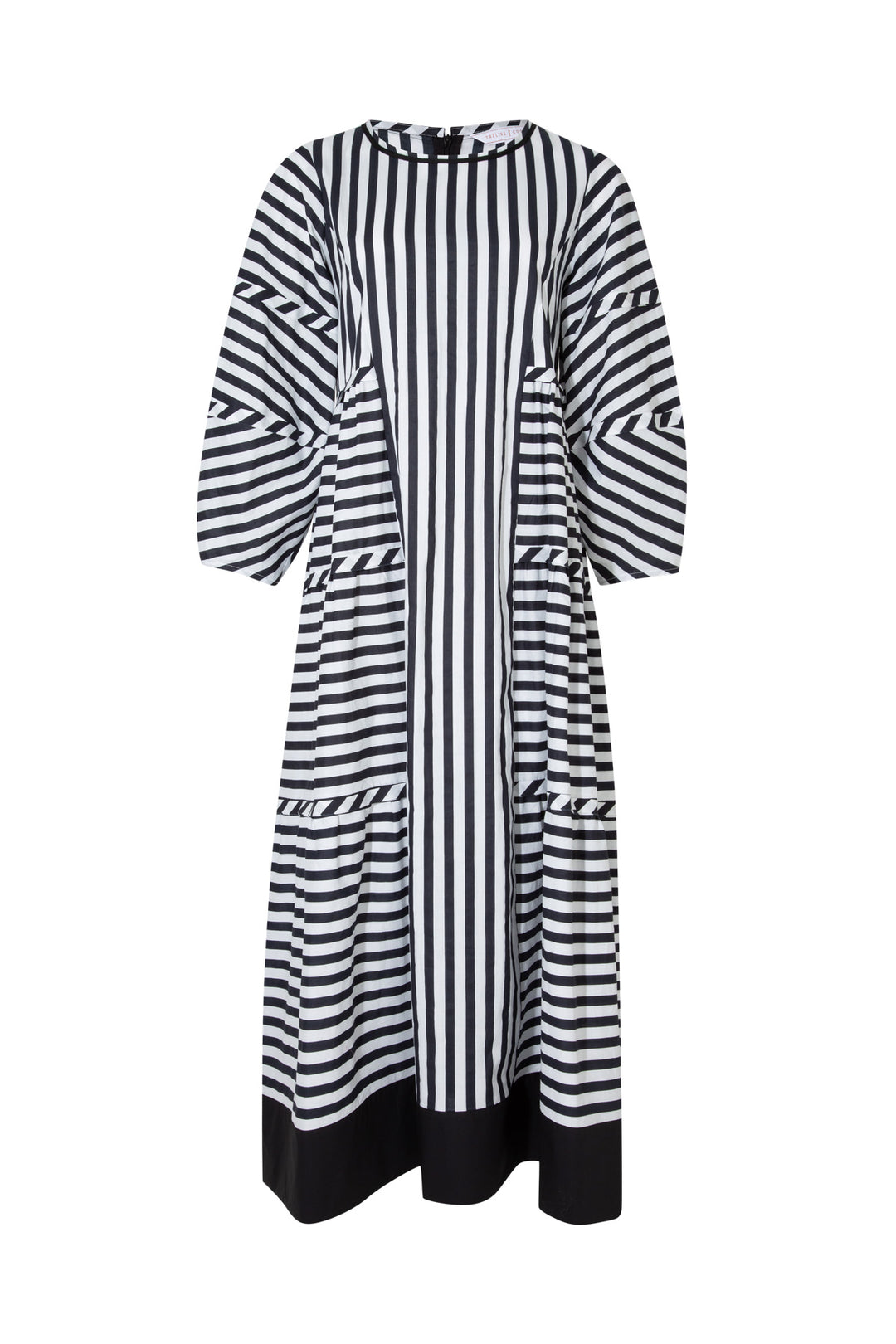 TIERS FOR FEARS Dress (Black / White)
