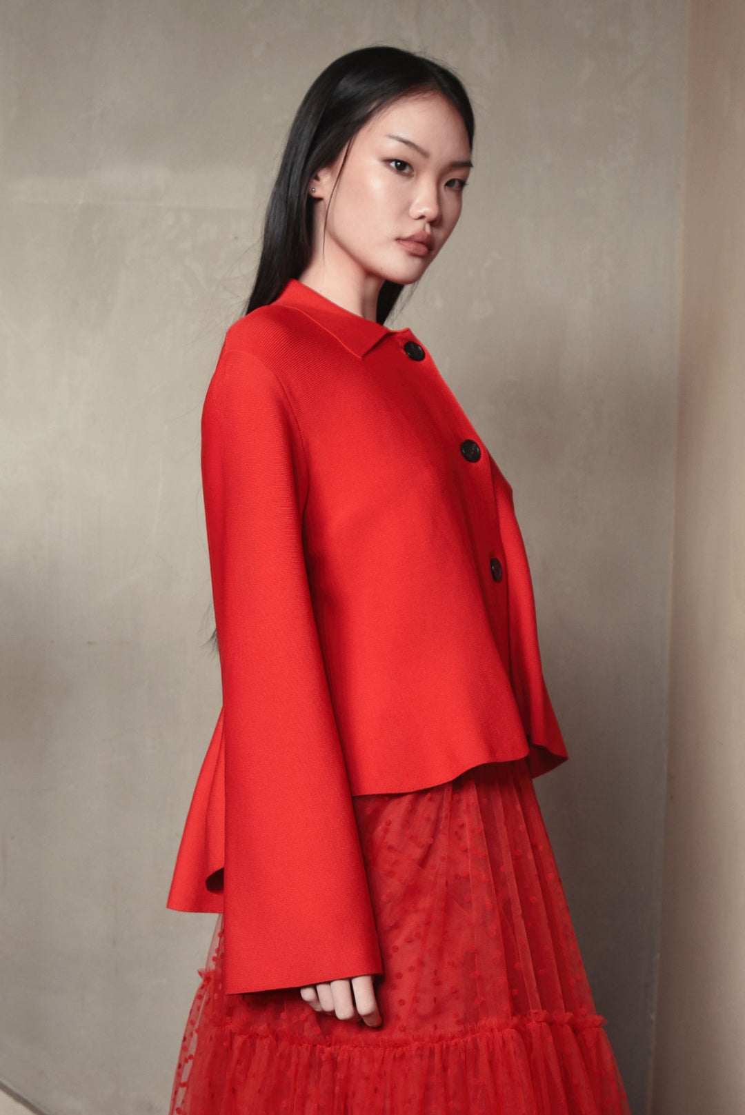 FLARING IS CARING Jacket (Red)