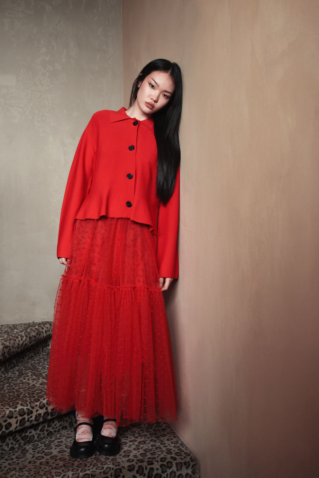 FLARING IS CARING Jacket (Red)