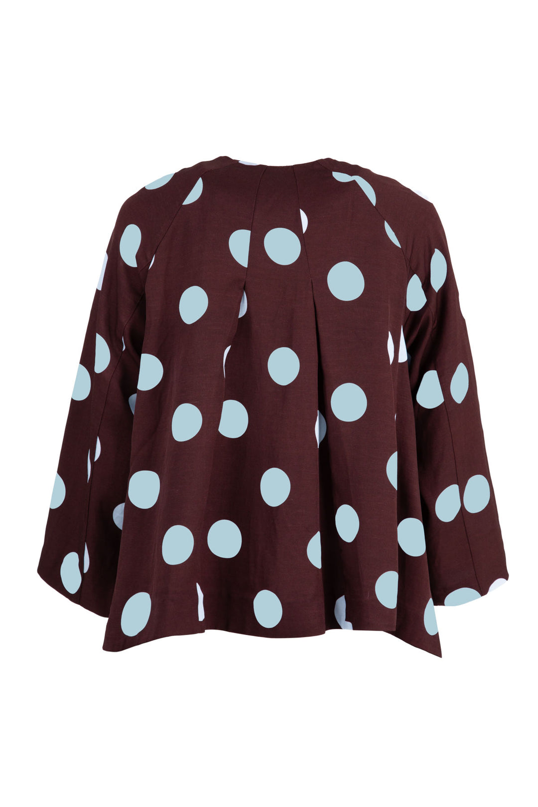 TIME TO SWING Jacket (Chocolate / Blue spot)