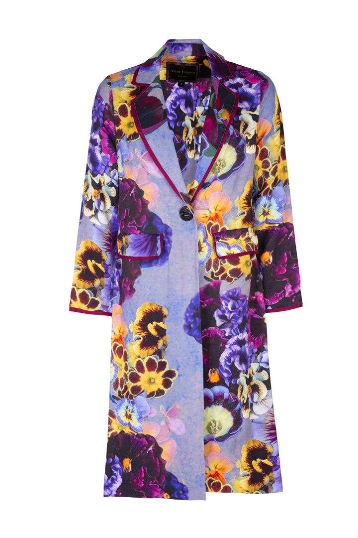 DUSTER MOVE COAT (Purple Pansy)