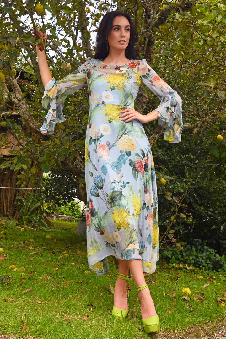 DAY DREAM BELIEVER DRESS (Dusty Blue)