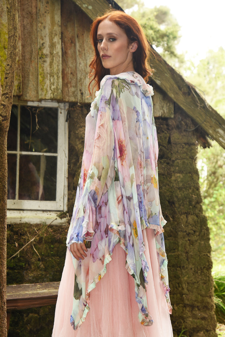 BOP FRILL YOU DROP TOP (Pastel Floral)