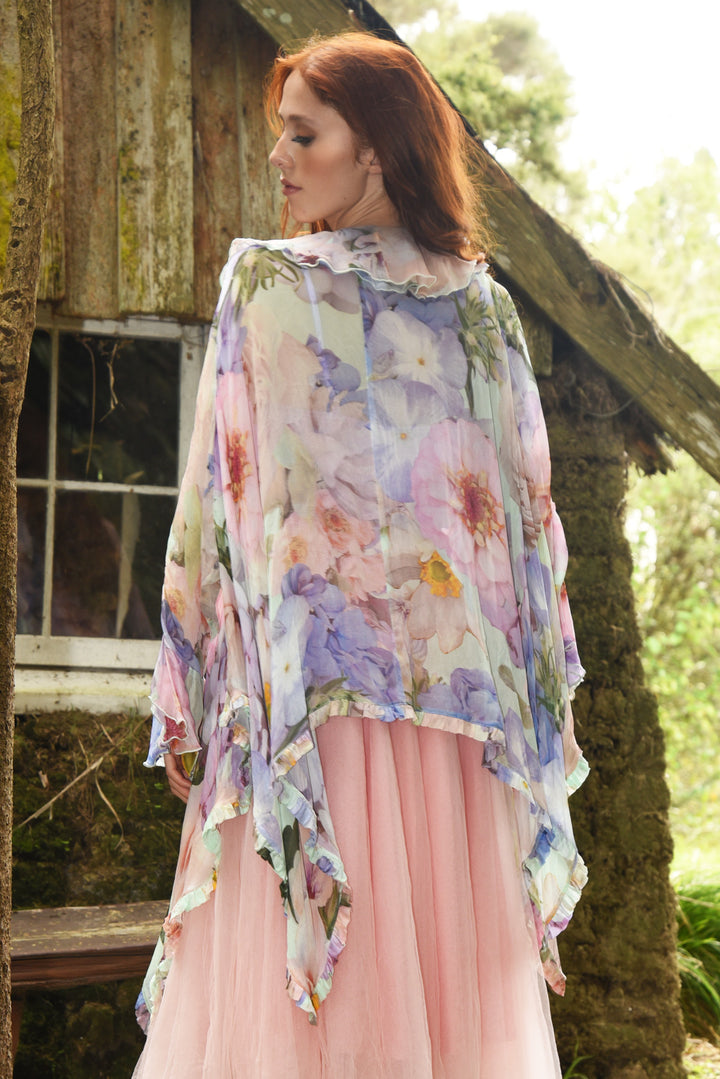 BOP FRILL YOU DROP TOP (Pastel Floral)