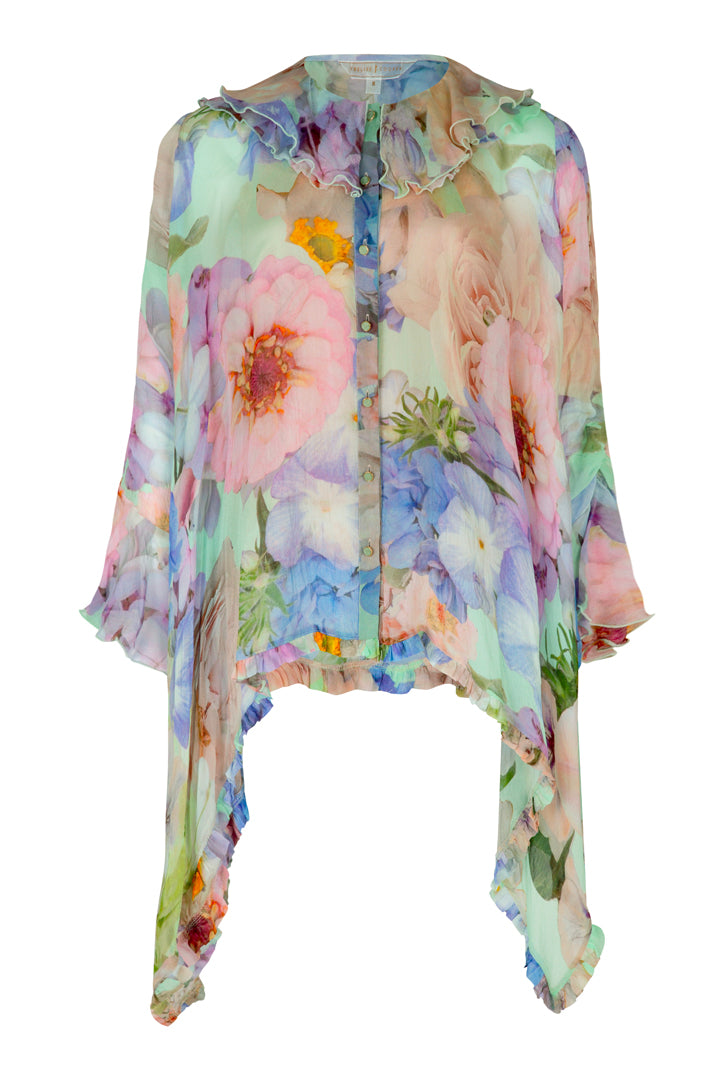 BOP FRILL YOU DROP TOP (Pastel Floral)