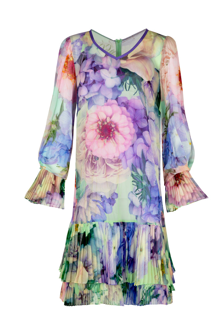 PLEAT ME LATER TUNIC (Pastel Floral)