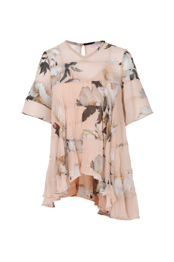 NOT WHAT IT SEAMS Top (Blush Floral)