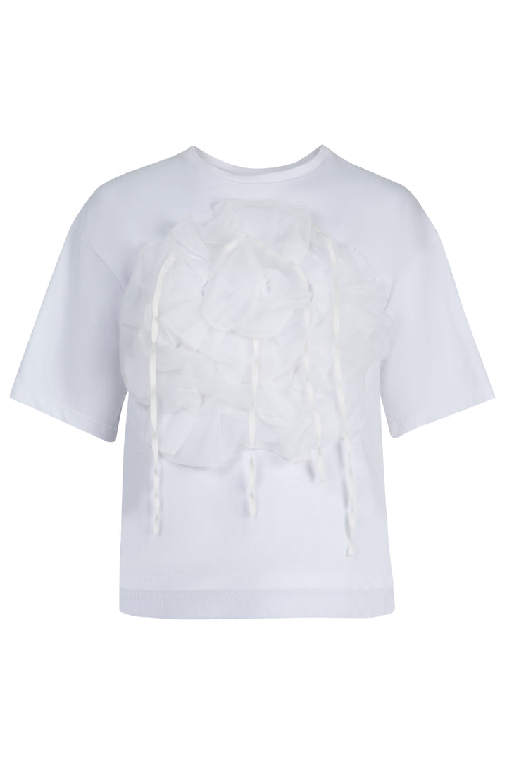 MY HEART ROSE ON T-Shirt (White)