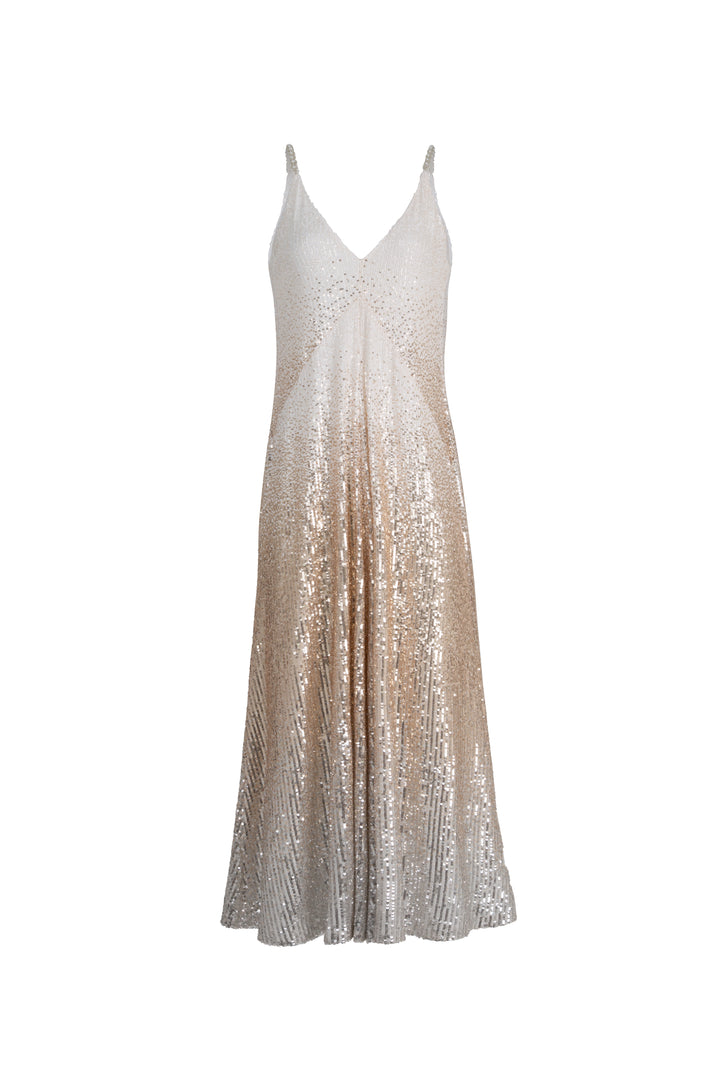 GLITTER MOGUL Dress (Champagne)