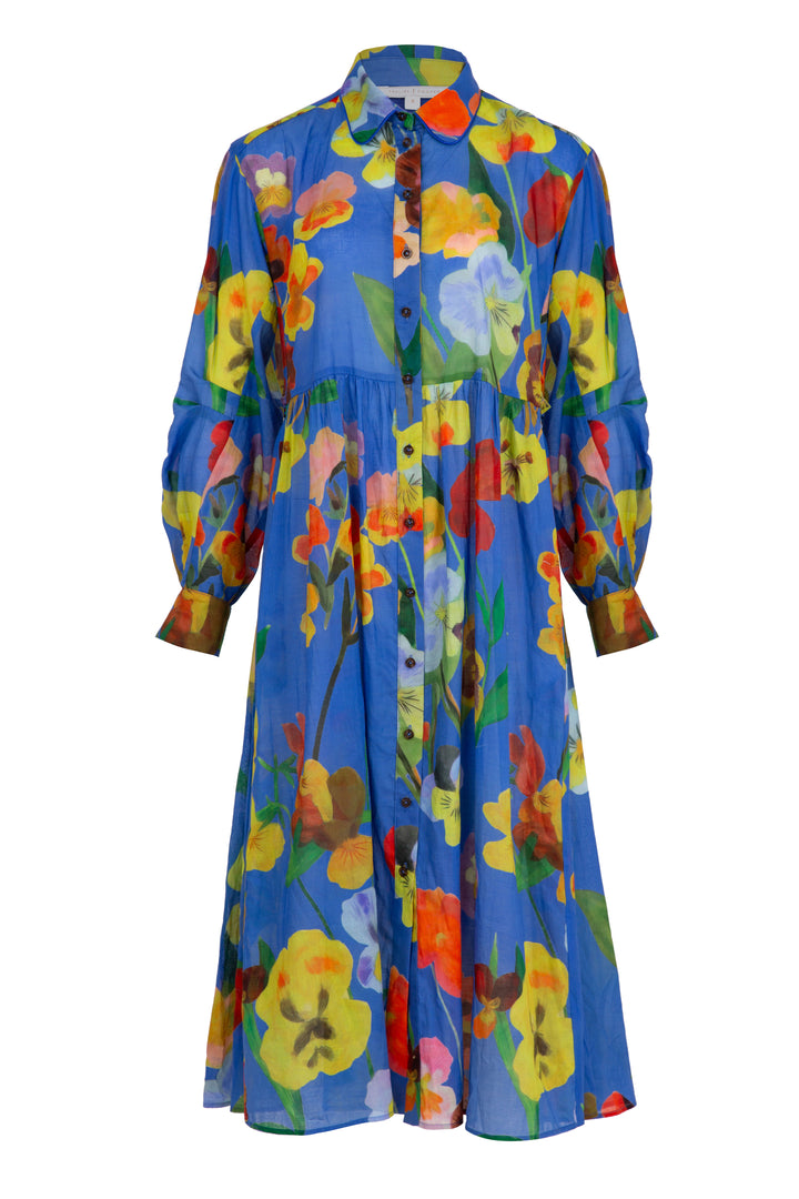 TIED Effects Dress (Cobalt Floral)