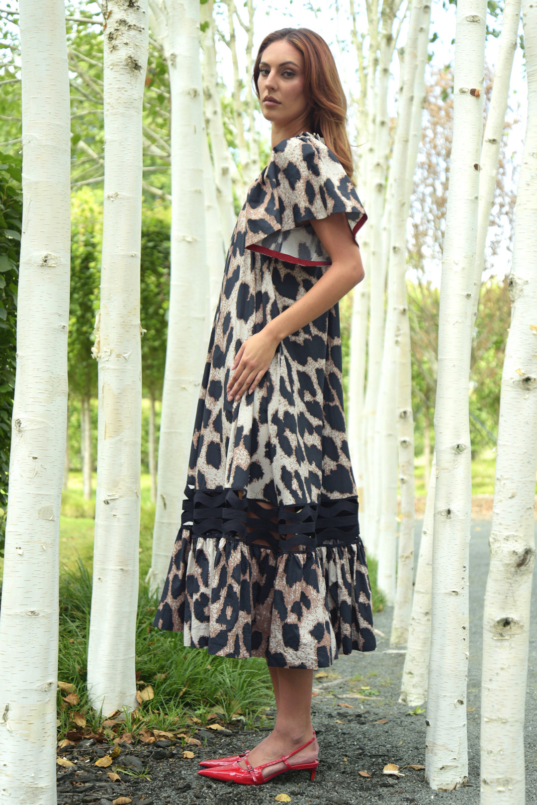 LET'S GO TO-GATHER Dress (Leopard)
