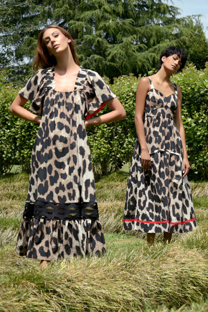 LET'S GO TO-GATHER Dress (Leopard)