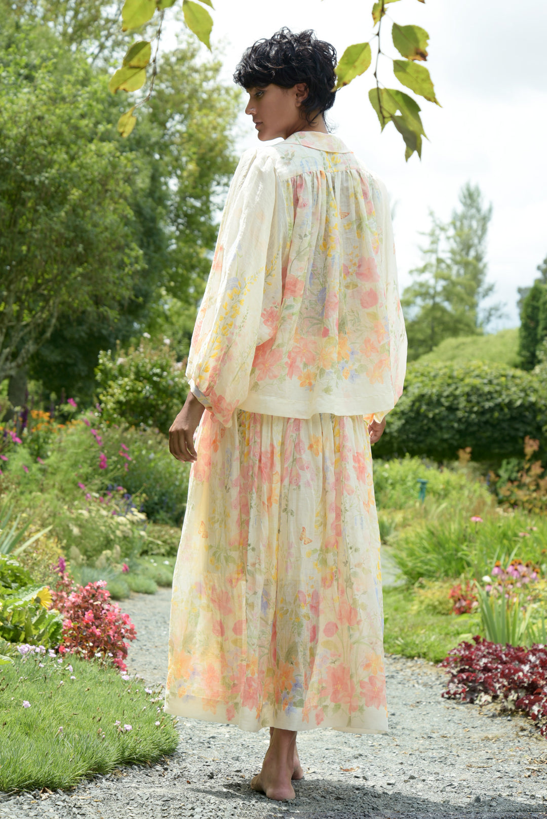 CURVE IS THE WORD Skirt (Vintage Floral)