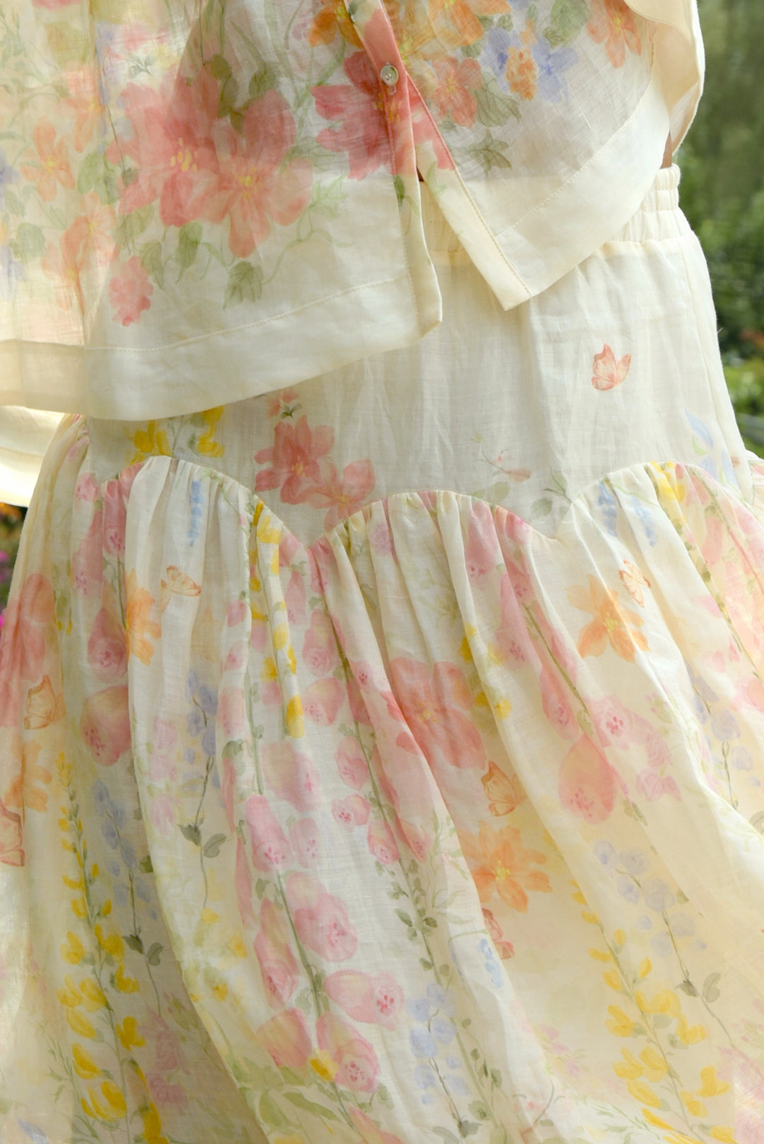 CURVE IS THE WORD Skirt (Vintage Floral)