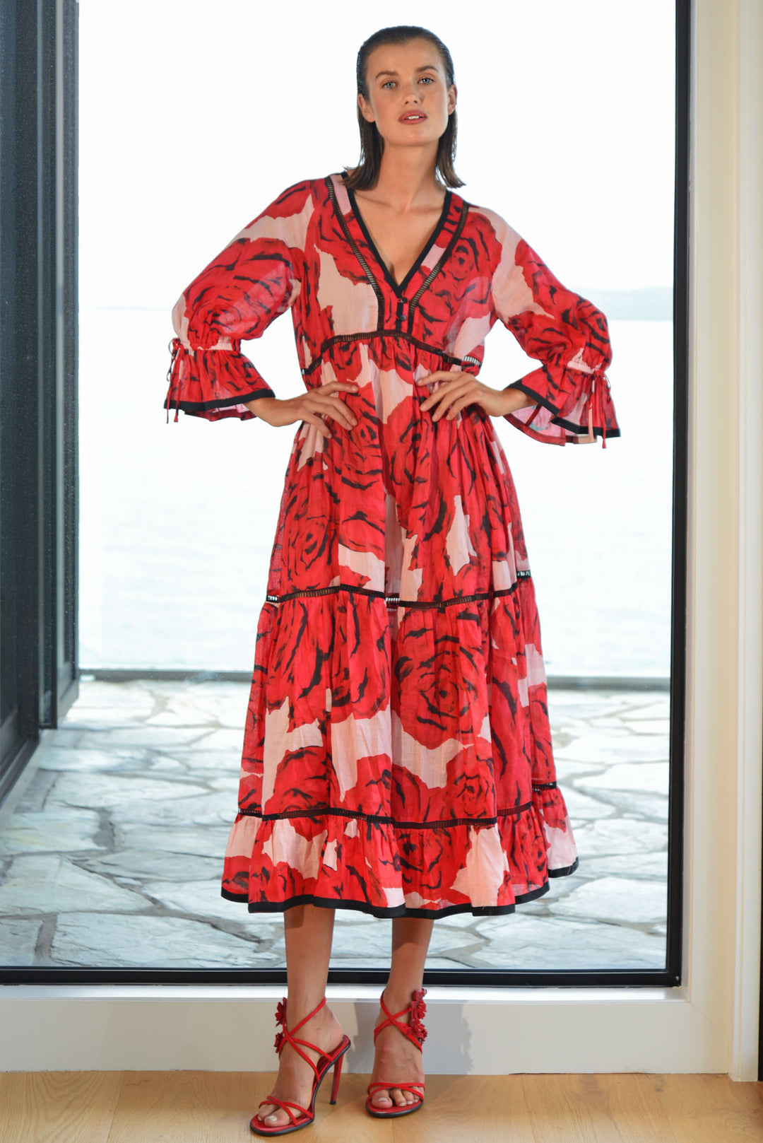 IN AWE OF YOU Dress (Red Rose)