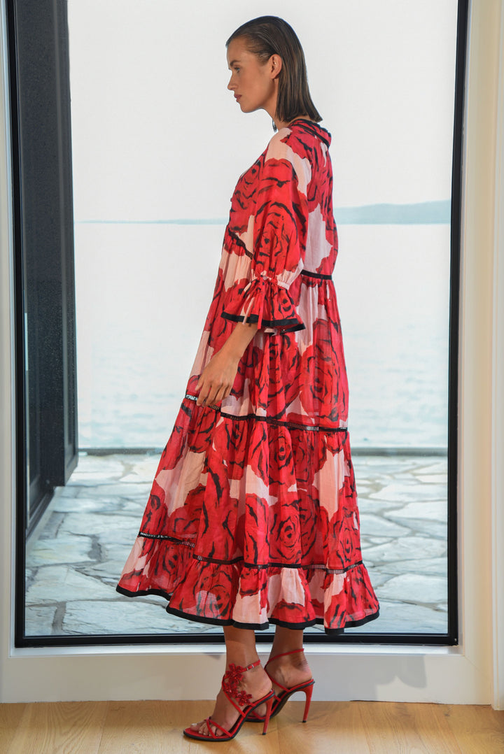 IN AWE OF YOU Dress (Red Rose)
