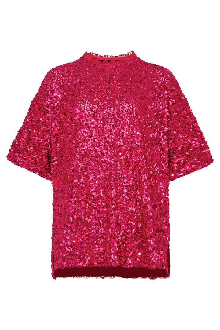 SPARKLE LIKE YOU MEAN IT  T-Shirt (Raspberry)