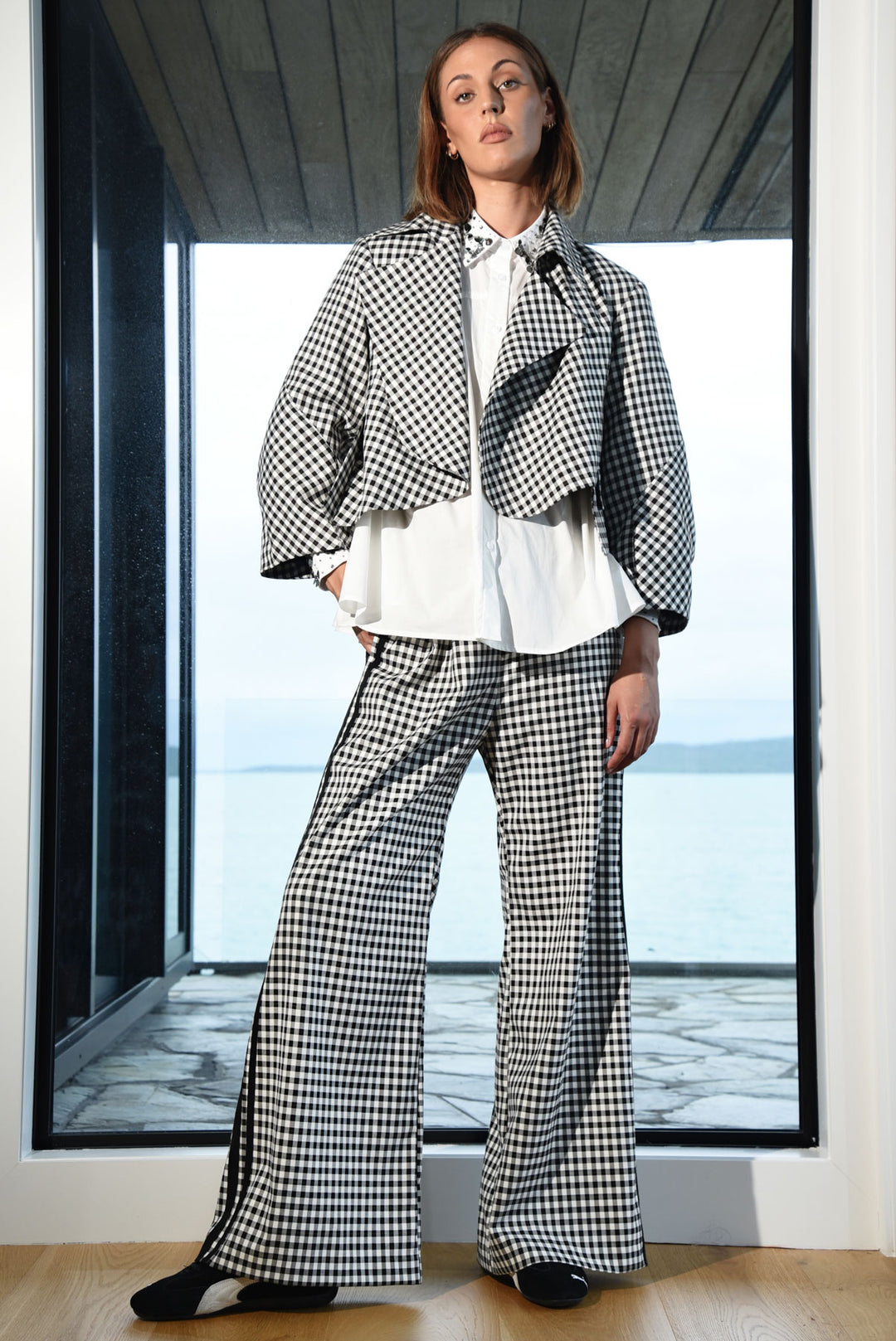 WALK AND TALK Trouser (Black/White)