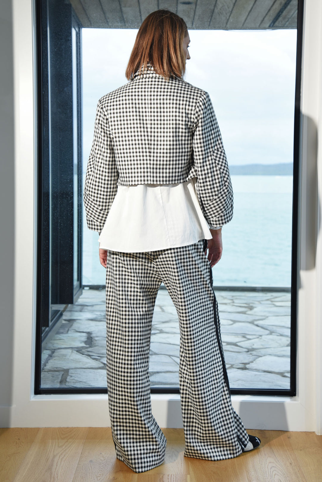 WALK AND TALK Trouser (Black/White)