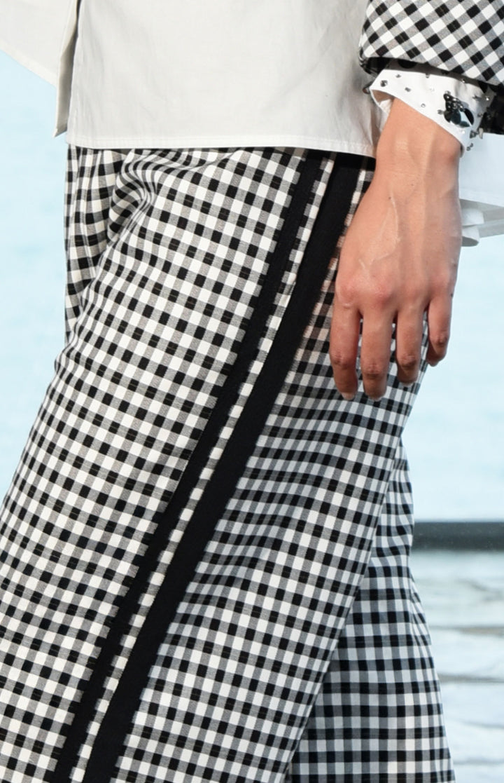 WALK AND TALK Trouser (Black/White)