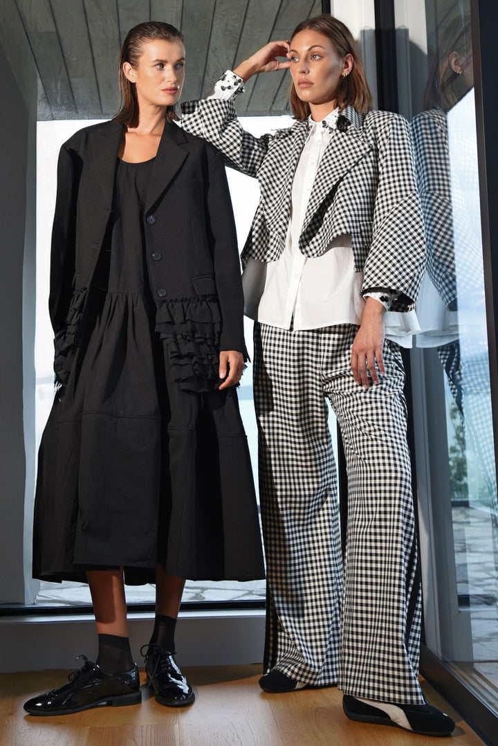 WALK AND TALK Trouser (Black/White)