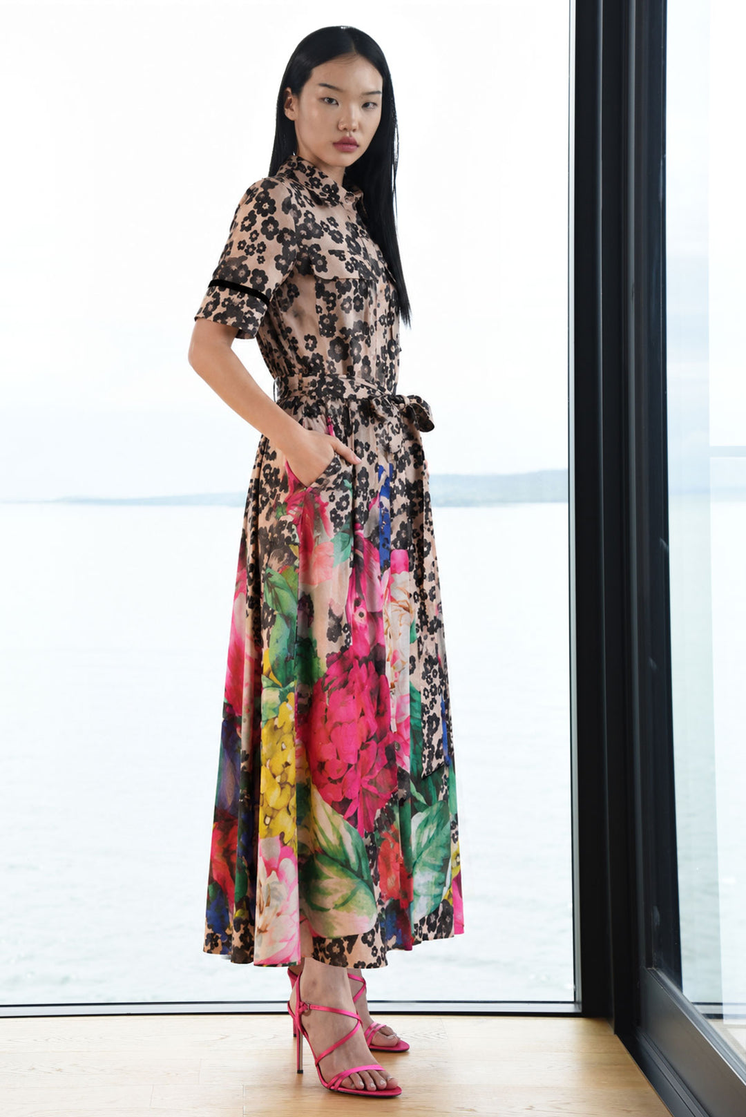 BELT AWAY DRESS (Vintage floral)