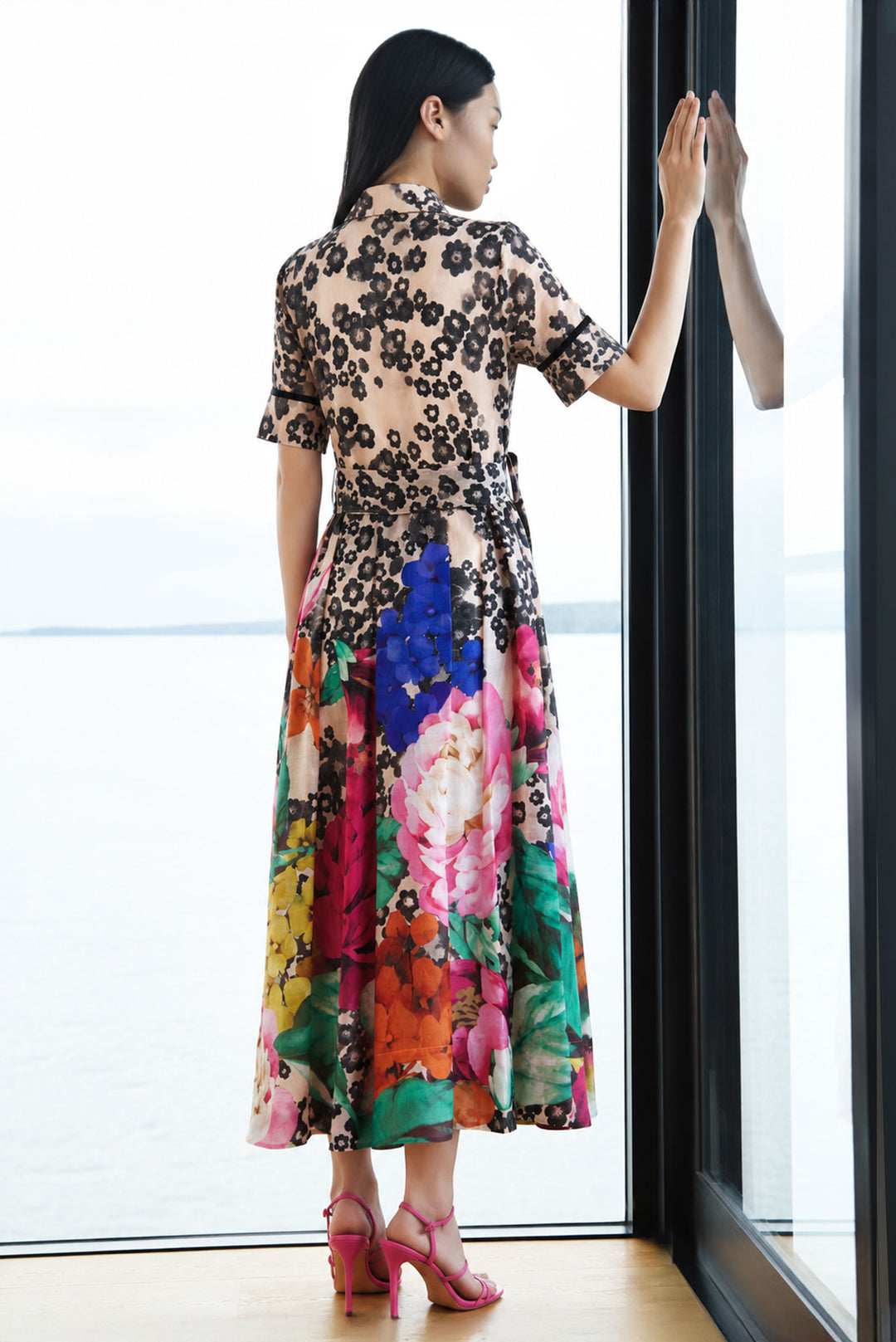 BELT AWAY DRESS (Vintage floral)