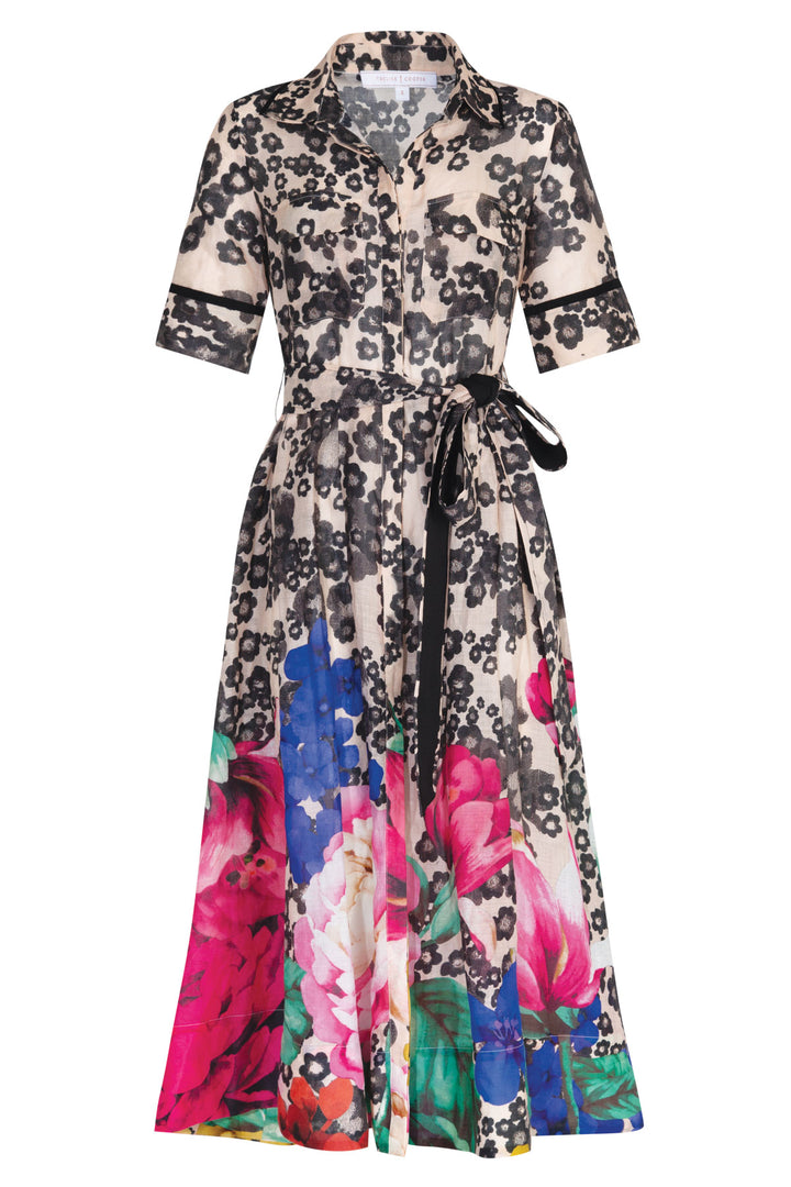 BELT AWAY DRESS (Vintage floral)