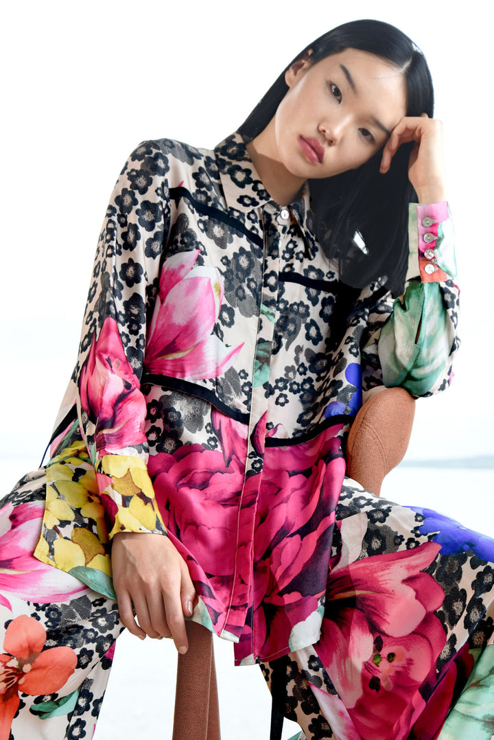 SHEER AS DAY Shirt ( VINTAGE  FLORAL)