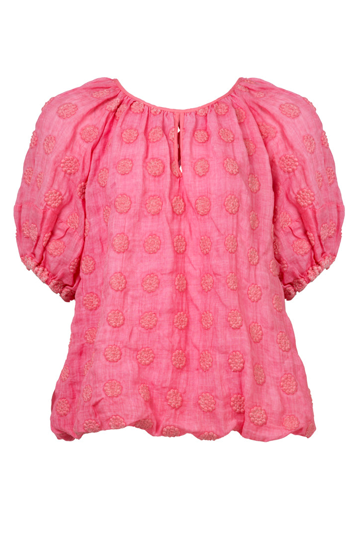 PARTY AT THE  BACK Top (Raspberry)