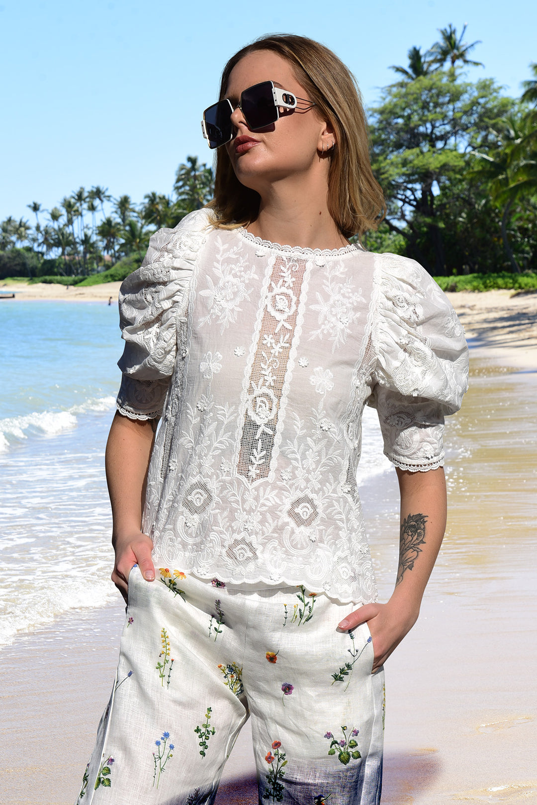 LACEY LOVE Top (White)