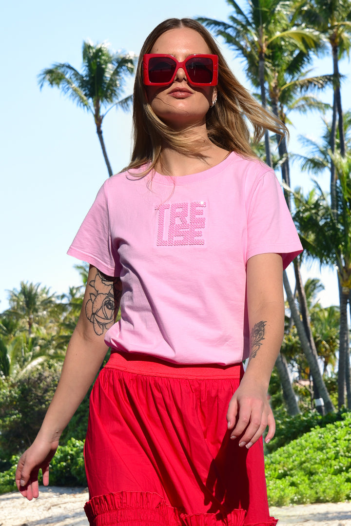 HEART OF SPARKLES T-shirt (Pink)