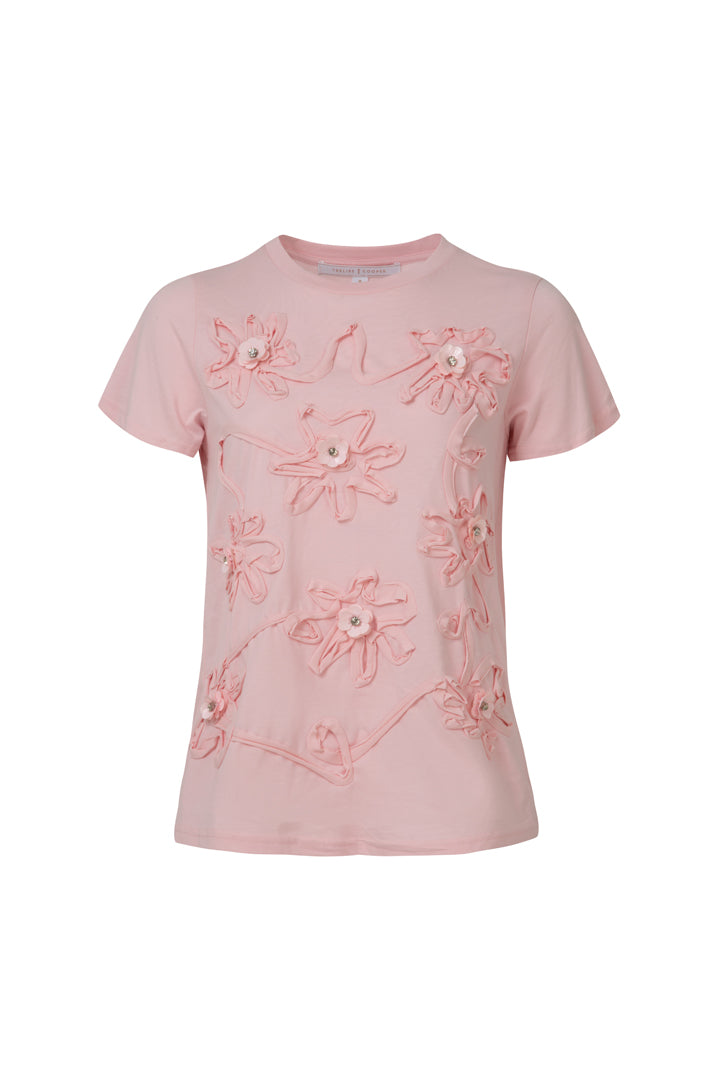 HOURS OF FLOWERS T-shirt (Pink)
