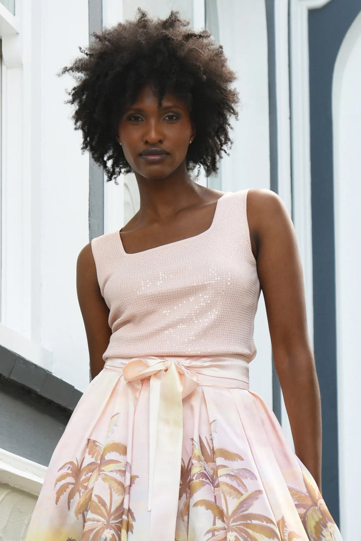 TWINKLING SPARKLE Cami (Peach)