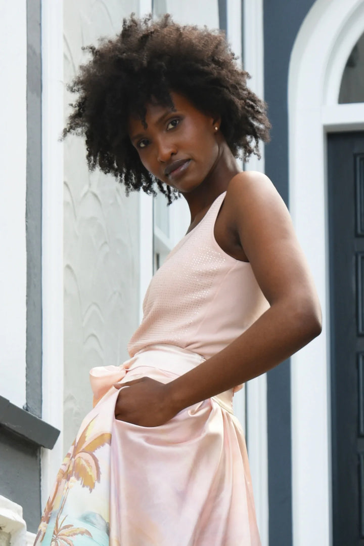 TWINKLING SPARKLE Cami (Peach)