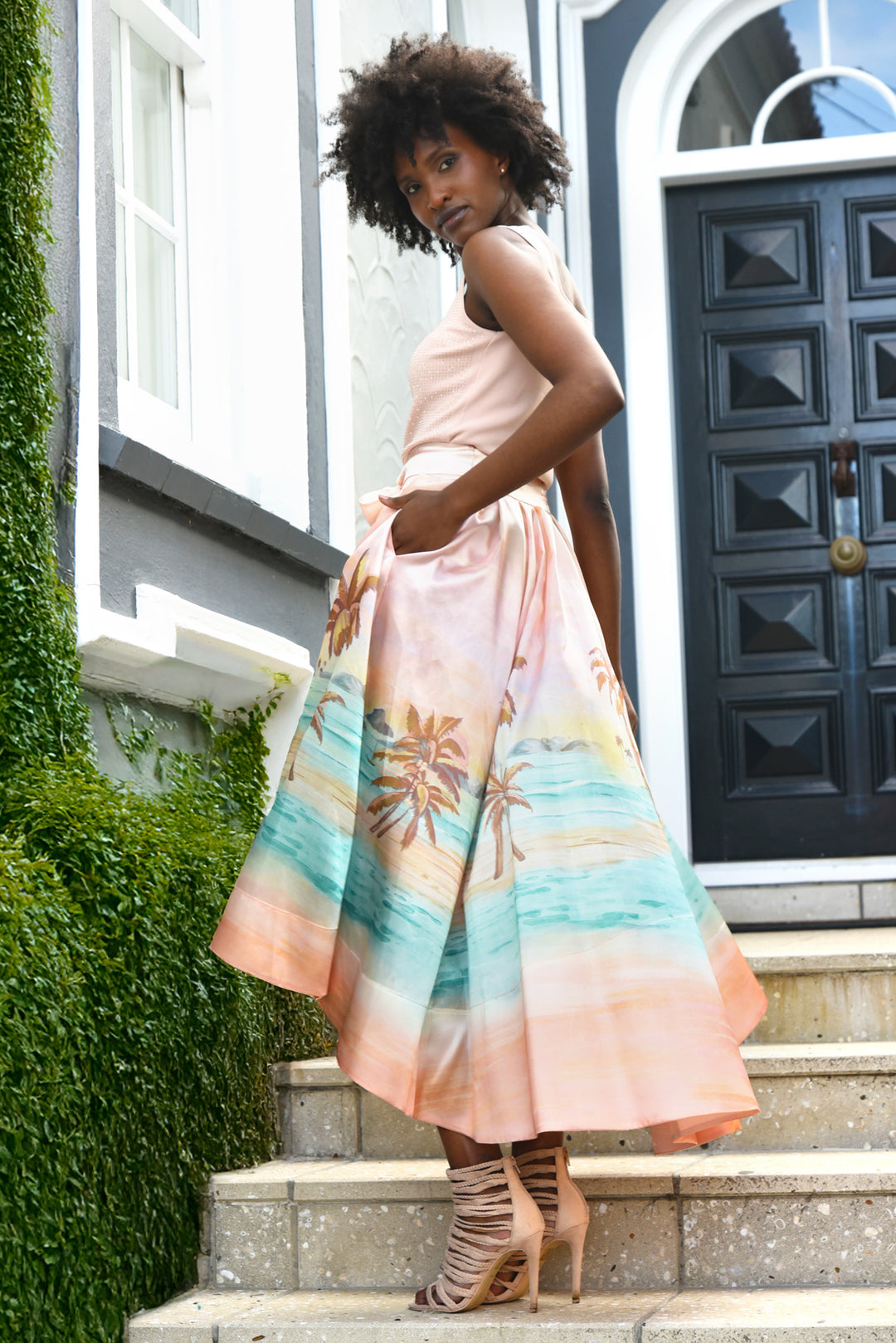 HOW BOW CAN YOU GO Skirt (Sunset)