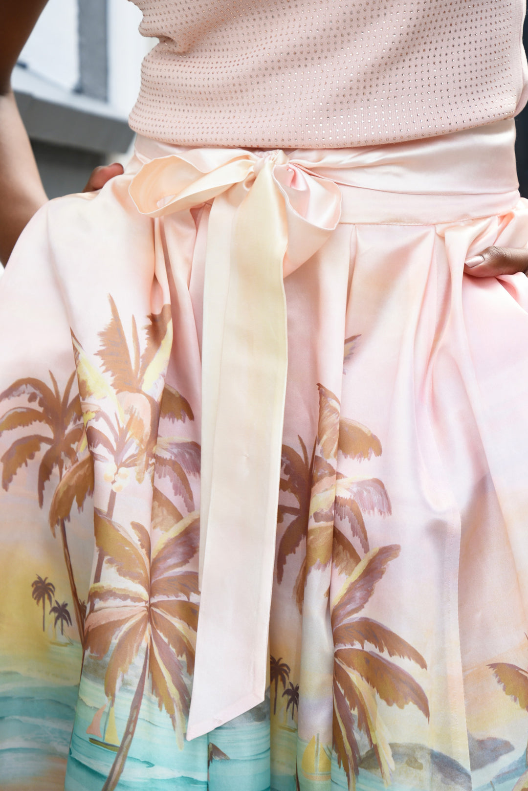 HOW BOW CAN YOU GO Skirt (Sunset)